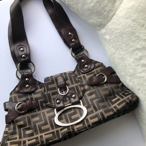 Brown monogram vintage purse